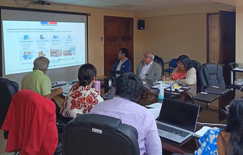 SLEPCH presentó Programa de Protección Térmica para comunidades educativas de zonas rurales y altiplánicas